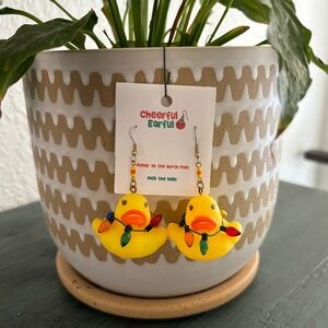 JEEP Duck Christmas Earrings
